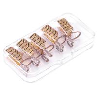 5pcs Soporte Reutilizable Para Uñas Con Forma De Uña De Aluminio Soporte Para Extensión De Uñas Acrílicas Herramientas De Manicura Equipamiento De Uñas - details 6