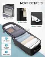 Mochila versátil y moderna para transportar tu portátil en el día a día, en viajes de negocios o en la oficina, con múltiples compartimentos para un amplio almacenamiento, Mochila viaje cabina avion 40x20x25-Cecodadi - details 11