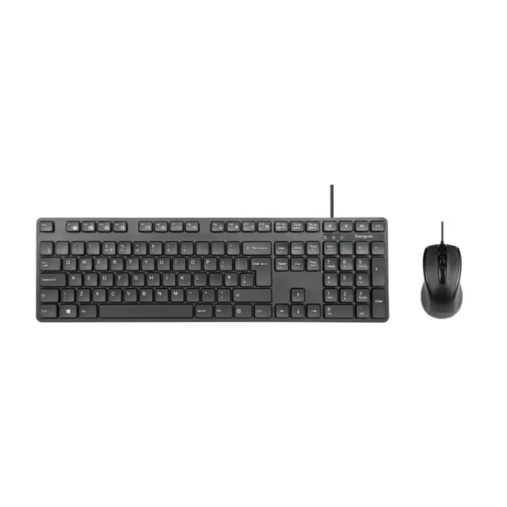 COMBO TECLADO + RATON AKM622ES TARGUS CON CABLE USB - 1