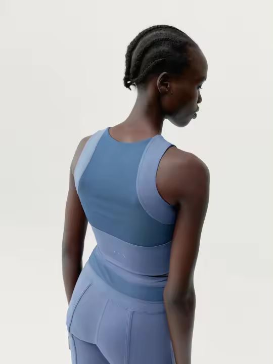 Born Living Yoga Top Maeva Future Blue - 1