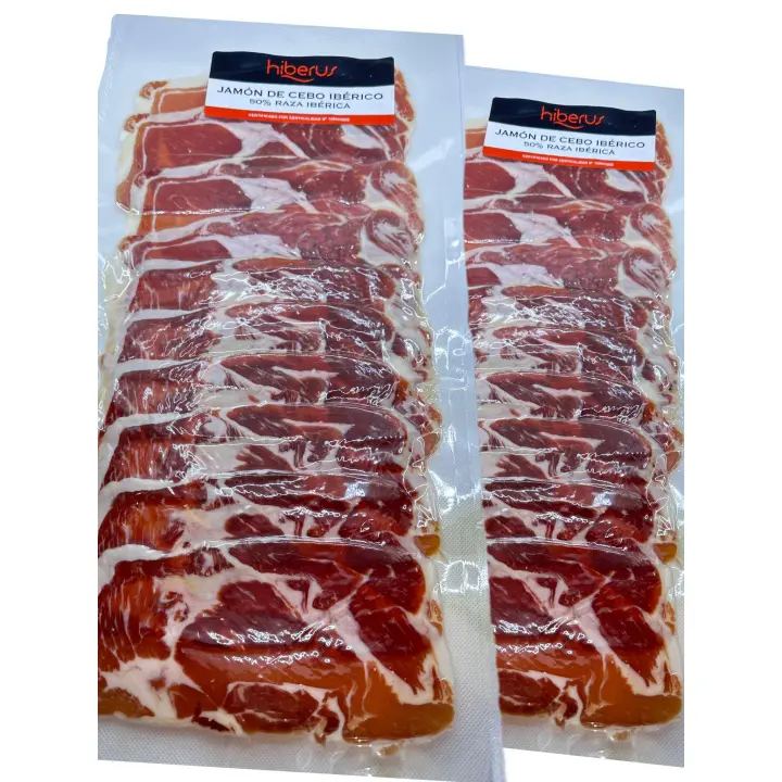 2 PAQUETE DE JAMON DE CEBO IBERICO HIBERUS 170G - 1
