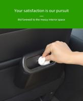 Bandeja De Basura Portátil Para Coche Con Tapa Y Organizador Multifuncional Plegable Caja De Almacenamiento Para Automóvil Material Plástico Forma Redonda - details 8