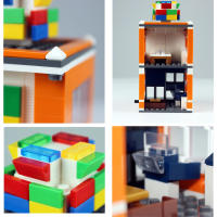 Kit De Modelos De Edificios Micro Para Niñas Y Niños Bloques De Construcción Clásicos Para Regalo Tienda De Arquitectura Vistas De Calle Serie De Edificios Pequeños - details 3