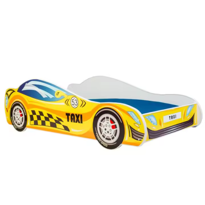 Cama de criança com colchão e estrado incluídos 160 x 80 Kobi Taxi - 1