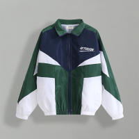 Chaqueta De Varilla Para Hombres Primavera Otoño Estilo Casual Street Zipper Chaqueta Bomber Bordada Couplaje College Mujeres - details 8