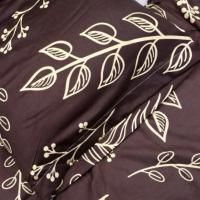 Juego de Sábanas verano 3 y 4 Piezas - Estilo Doodle Negro con Hojas Amarillas, Poliéster Suave (Cama 90/135/150, Incluye Funda Nórdica) - details 1