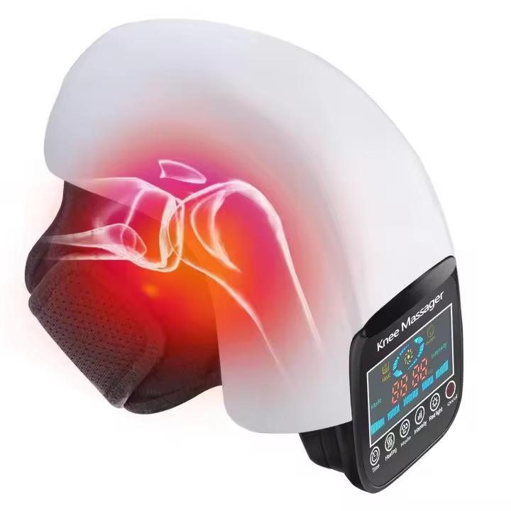 Masajeador De Rodilla Eléctrico Con Calefacción Infrarroja Y Vibración De Aire Instrumental De Fisioterapia Para Alivio Del Dolor Rehabilitación Tamaño 10x6x4.5 Pulgadas Peso 595g - 1