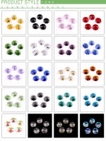 40Pcs 14mm Cuentas De Vidrio Facetado Octagonales Con Agujeros Doble Para Manualidades DIY Colgantes Para Candelabros Y Sopladores De Luz - details 2