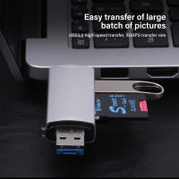 Lector De Tarjetas Multi-función 6 En 1 Tipo-C USB/TF/SD Para Adaptador De Memoria De Disco De Flash Para Móvil Y Computadora - details 11