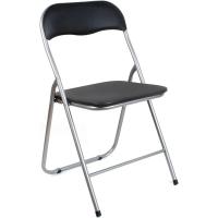 La Bolata - Sillas Plegables de Aluminio con Asiento Acolchado y Estructura Metálica - Negro - details 0