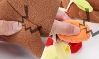 Juguete De Peluche Para Perros Snuffle Interactivo Juego De Actividad Alimenticio Entrenamiento IQ Juguete Masticable Sonoro Animal Lindo Para Entretener a Tu Mascota - details 9