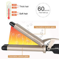 Rizador De Pelo Ondulado En Cinco Tubos Con Control De Temperatura Inteligente Cepillo De Pelo Cerámico Para Salon Y Uso Doméstico Calentamiento Rápido - details 3