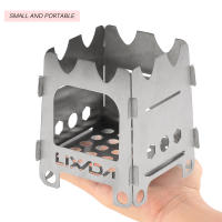 Estufa De Camping Lixada De Titanio Ultraligera Plegable Para Exterior Pesca Senderismo Material De Aluminio Un Pieza - details 7