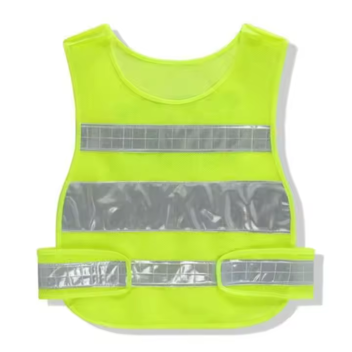 Chaleco De Seguridad De Alta Visibilidad Vest Top Reflectante Y Fluorescente Ligero Para Tráfico Cinturón De Seguridad Transpirable Para El Trabajo - 1