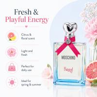 Moschino - Funny! Eau de Toilette para mujer 100 ml, fragancia fresca cítrica floral con notas de naranja amarga, jazmín y almizcle, ideal para uso diario en primavera y verano - details 0