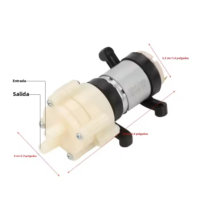 Bomba De Diapafragma Eléctrica DC 12V Mini Para Máquina De Té Y Acuario Bomba De Succión De Agua Para Pequeños Equipos Eléctricos - 1