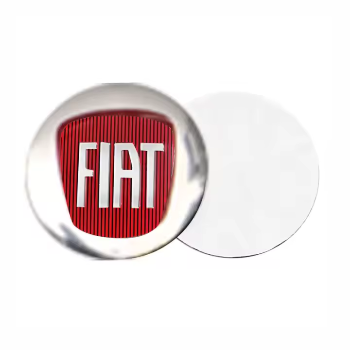 4Pcs Hub Caps Para Coche 56/60mm Etiquetas De Centro De Rueda Para Fiat 500 Punto 124 125 500 Bravo Stilo Abarth Tipo Viaggio Decoración Automotriz - 1