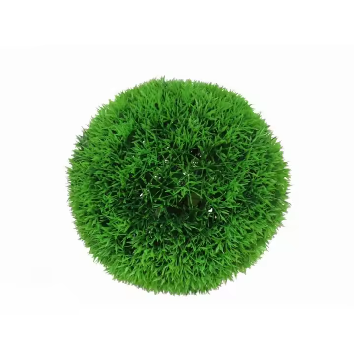 Gerimport Bola hierba artificial verde 22 cm diámetro - 1