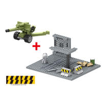 Bloques De Construcción Militar WW2 World War 2 Para Niños Soldados De La Policía SWAT Base De Cannon Arma De Juguetes Compatible Con Lego ABS Sin Batería - details 11