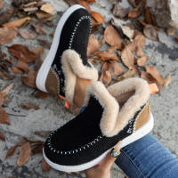 SP Nuevos Zapatos de Algodón de Invierno para Mujer, Talla Grande, sweatshirt, engosados, Raw Borde, - details 13