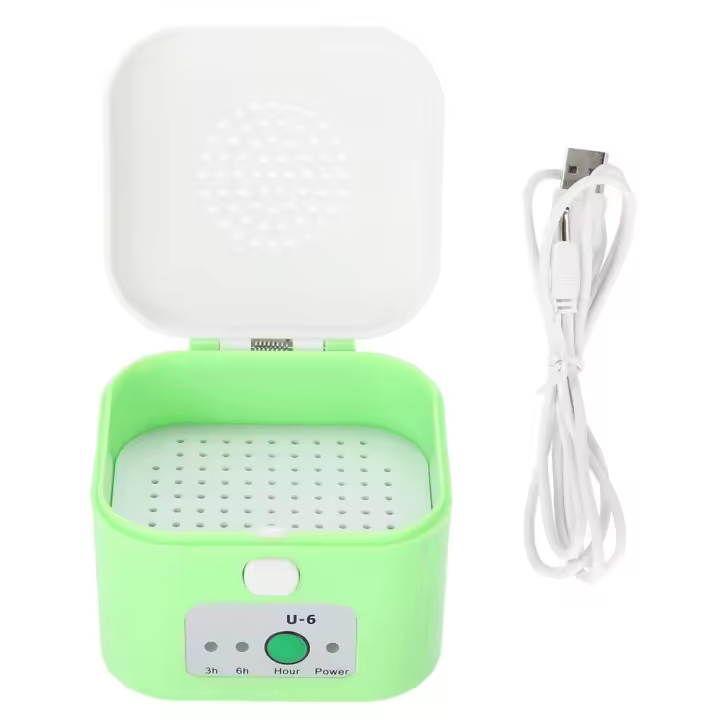 Sterilizer Case Holder, Efficiently Protects and Dries Your Devices USB Dehumidifier Dry Box for Hearing Aids - 1