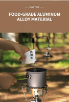 Juego De Utensilios De Cocina Para Camping Ultraligero Exterior Sin Plegar Material De Vidrio No Desechable Apta Para Calentar Agua - details 3