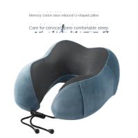Almohada De Viaje Suave En Forma De U De Memoria De Espuma Colchón De Cuello Para Salud Cuidado Del Cuello Y Del Cervical Para Avión - details 9