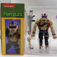 Set De 2 Figuras NECA Shredder Michelangelo Donatello Krang Bebop Rocksteady Tortuga Acción Figurina Juguete Para Coleccionistas Unisex - details 3