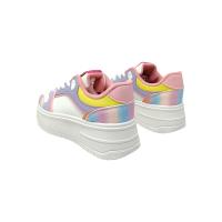 Eva Zorteon- Deportivas de Mujer con plataforma con cordones de cuerda, Marca Fashion Bella . - details 2