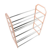 Rack De Zapatos De Metal Organizador De Calzado Estante De 4 Capas Espacioso Para Sala De Estar Material Duradero - details 28
