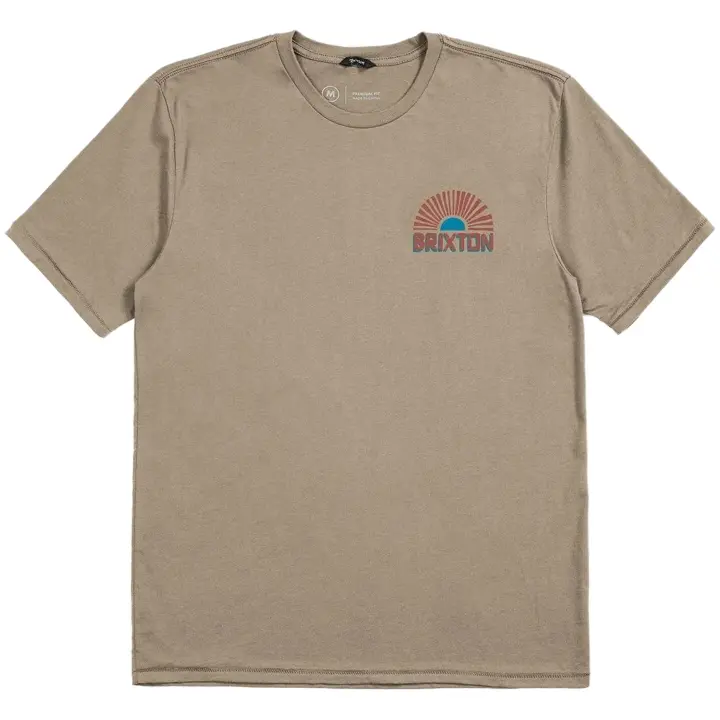 Camiseta de Manga Corta Brixton Fairview para hombre en color marron - 1
