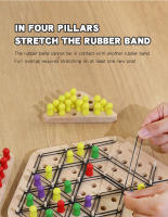 Juego De Tablero Interactivo De Geometría Para Fiesta Multiplayer Juego De Estrategia En Madera Para Familia Juego De Mesa De Enlazado De Cadenas Para Edad 7+ - details 5