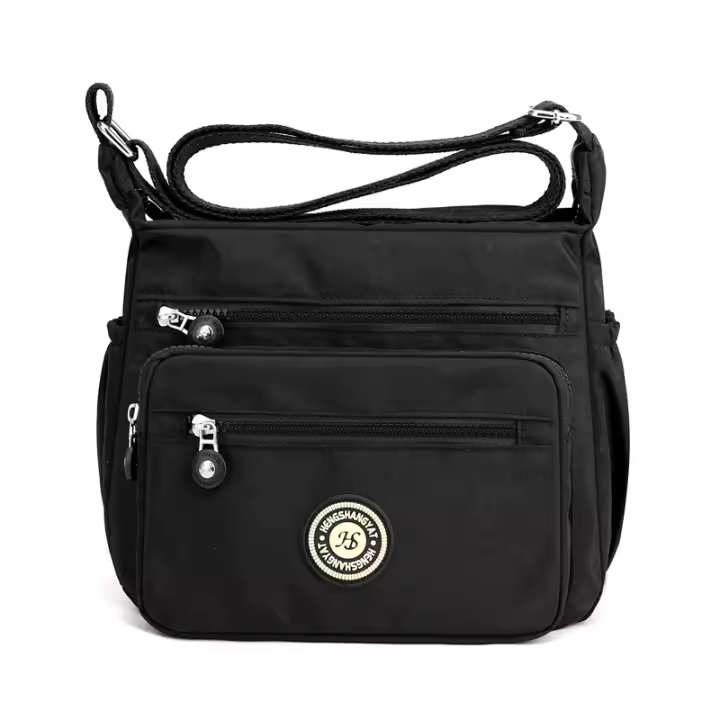 Bolso Bandolera para Mujer, Bolso Bandolera de Nail Impermeable, Bolso Bandolera con Correa Ajustable, Múltiples Bolsos - 1