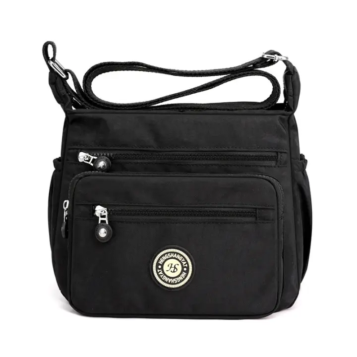 Bolso Bandolera para Mujer, Bolso Bandolera de Nail Impermeable, Bolso Bandolera con Correa Ajustable, Múltiples Bolsos - 1