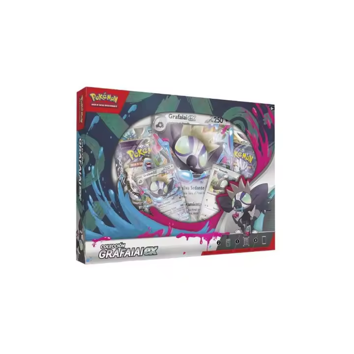 Caja Cartas Pokemon Coleccion Grafaiai Ex - Español - 1