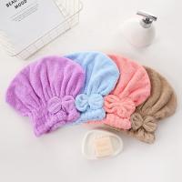 Toalla De Secado De Pelo De Microfibra Con Lazo Cubrecabezas Para Pelo Largo Y Rizado Regalo Turbanal Baño - details 4