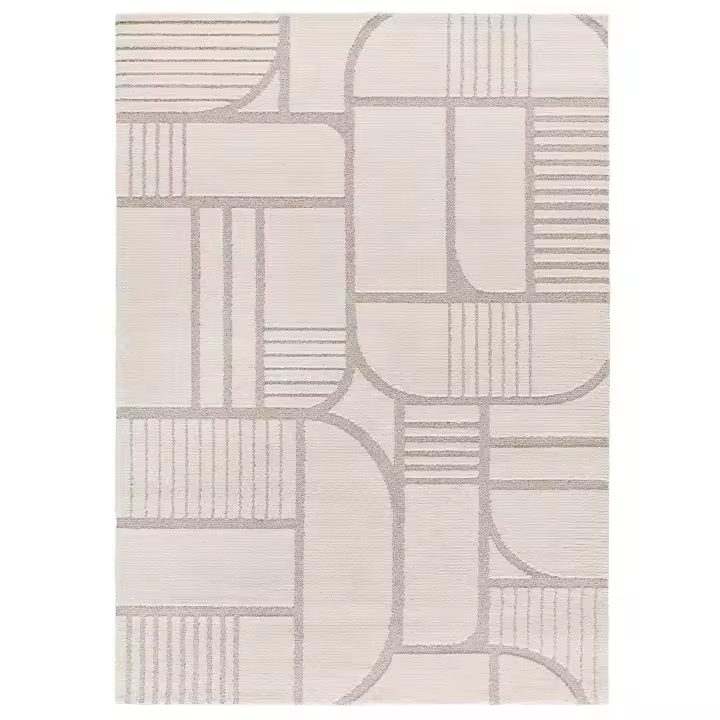 ATTICGO Alfombra de Interior de Estilo Escandinavo en Blanco - SNOWY 59776 | 80X150, 120X170, 160X230 cm - 1