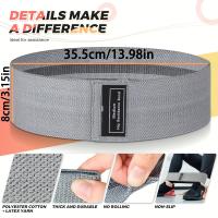 Banda De Resistencia De Color Gradiente Para Sentadillas Profundas Y Modelado De Glúteos Crochet Elasticidad Fitness Para Hombres Y Mujeres - details 7