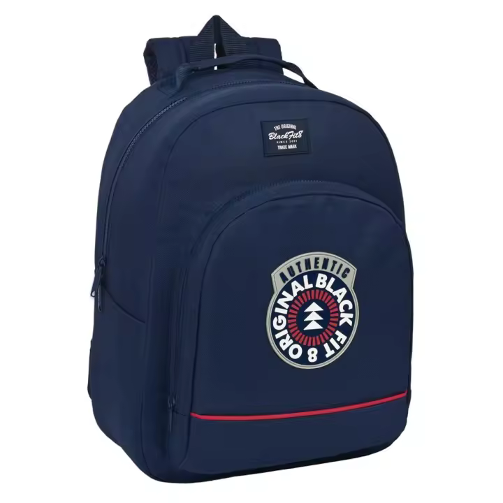 Mochila Adaptable a Carro Reciclado Blackfit8 Authentic 32X42X15Cm (Safta 642341305) - 1
