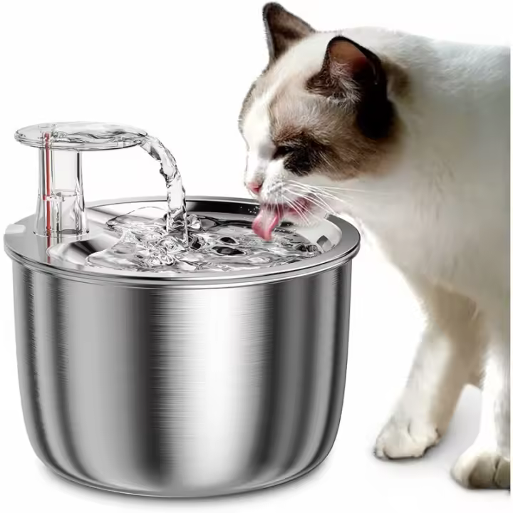 Fuente de Agua para Gatos Maple Inoxidable 2 Litros - 1