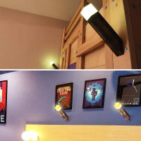 Lámpara De Noche LED USB Recargable MC Game Torch Marrón Para Decoración De Habitación Lámpara De Mesa Para Niños Lámpara De Borde De Cama Moderna Sin Certificación Ni Origen Específico - details 2