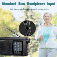Retekess TR605 Radio Portátil FM/MW/SW Con Batería Recargable Y Altavoz Loud Speaker Para Ancianos Antena Externa De 1/4 De Pulgada Luz De Emergencia Y Buzzer - details 3