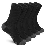 5 Pares De Calcetines Deportivos Para Hombre Calcetines De Calf Performance Algodón Poliéster Espandex Transpirables Para Correr Y Actividades Al Aire Libre - details 2