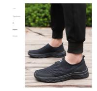 Zapatos De Vulcanización Para Hombre Zapatillas Transpirables Casual Antideslizantes Ligeros Tenis Masculino Sin Cierre Talla Verdadera - details 3