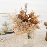 Ramo De Flores Artificiales Eucalipto Mistletoe Navidad Decoración Para Hogar Y Boda Dandelion Fake Floral Para Arreglo DIY - details 0