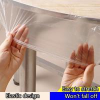 Mantel Desechable De Plástico Transparente Y Grueso PE Para Proteger La Mesa Y Decorar. Apta Para Redonda O Cuadrada Con Boca Elástica. - details 7