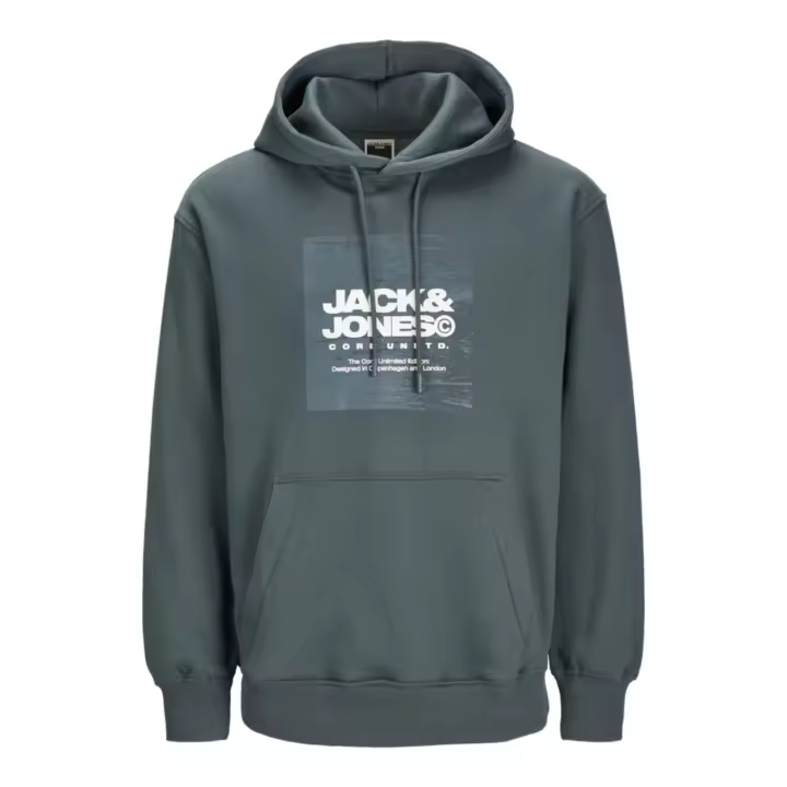 JACK&JONES 12269940 JCOAERO FRONT PRINT SWEAT HOOD Hombre Sudadera Jersey Cuello Capucha 29442 - 1