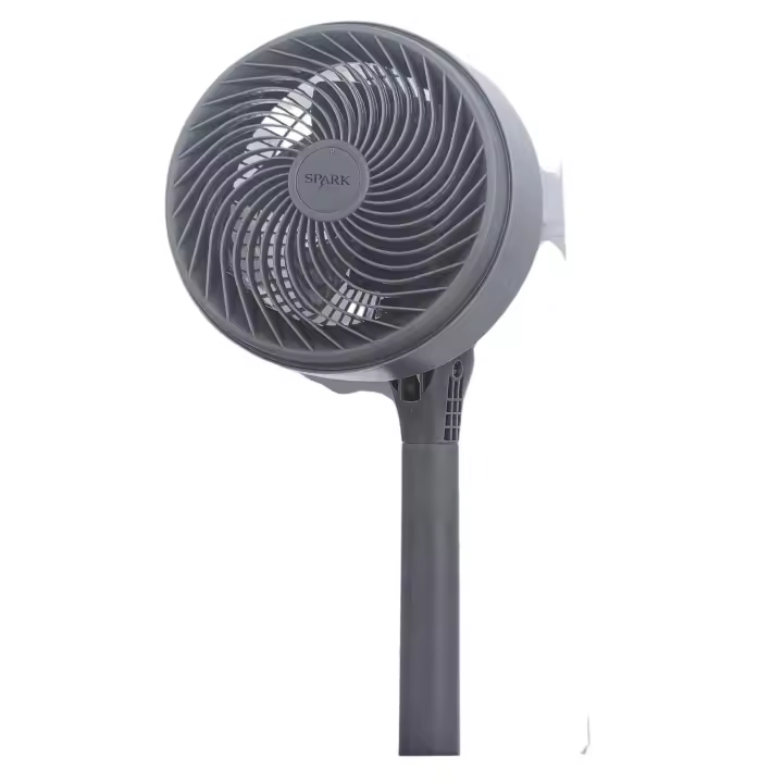 Ventilador de Pie Ultrarápido LoLek, Diámetro de 10", Potencia de 70W, Altura Ajustable 1.3 m, Base Anticaídas, 3 Velocidades, Gran Oscilación para Mejor Distribución del Aire, Silencioso y Compacto para Hogar, Oficina o Dormitorio - 1