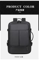 Mochila de viaje expandible para hombre, mochila multifuncional de gran capacidad para equipaje, mochila de viaje de corta distancia, mochila escolar - details 20