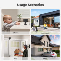 Cámara De Seguridad Inalámbrica HD 5MP Con Deteción De Movimiento Humano Batería De 2400mAh Cámara De Vigilancia O-KAM pro Para Interior Y Exterior - details 12
